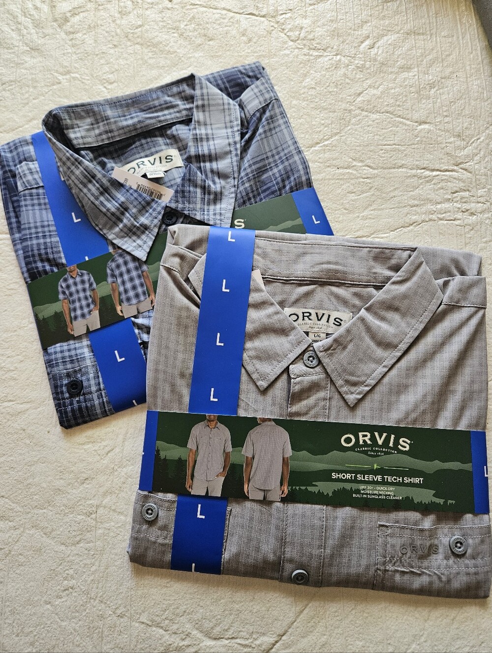 2 NWT Orvis Short Sleeve Tech Shirts